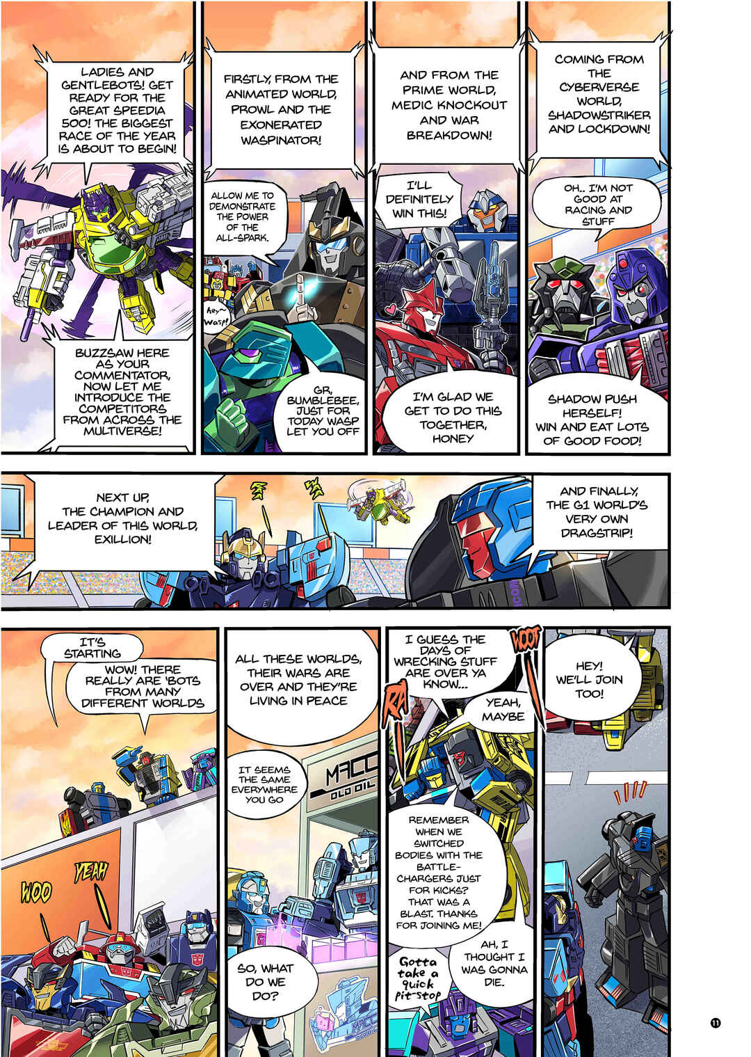 Chapter The Speedia 500 Mystery. - Page 11