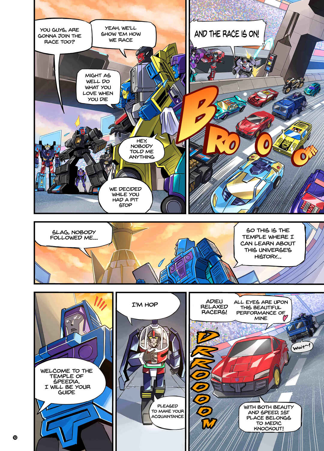 Chapter The Speedia 500 Mystery. - Page 12
