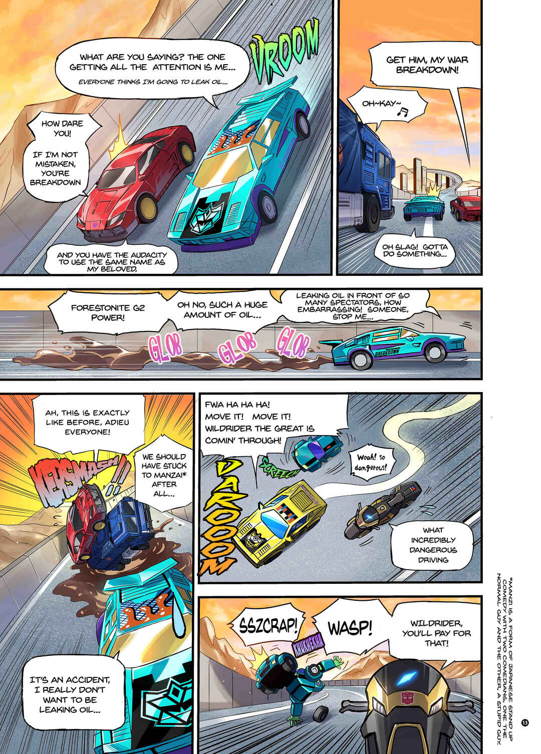 Chapter The Speedia 500 Mystery. - Page 13