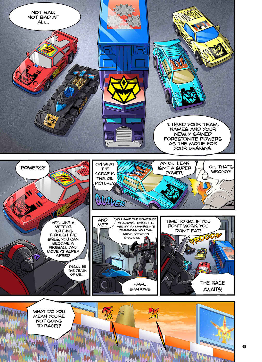 Chapter The Speedia 500 Mystery. - Page 9