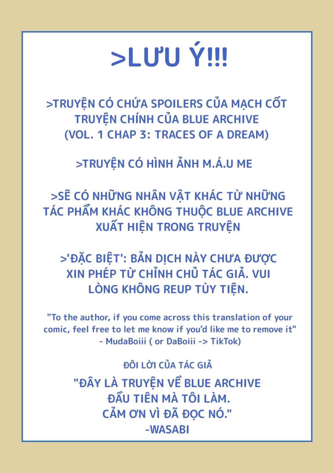 Chapter Gửi tới những Người lớn, cùng các Sensei - Page 2