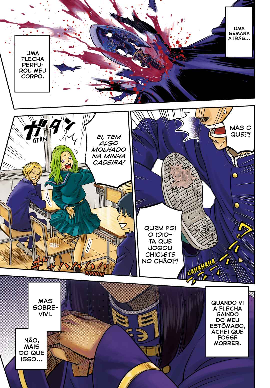 Chapter A Aventura Questionável de Toshikazu Haz... - Page 1