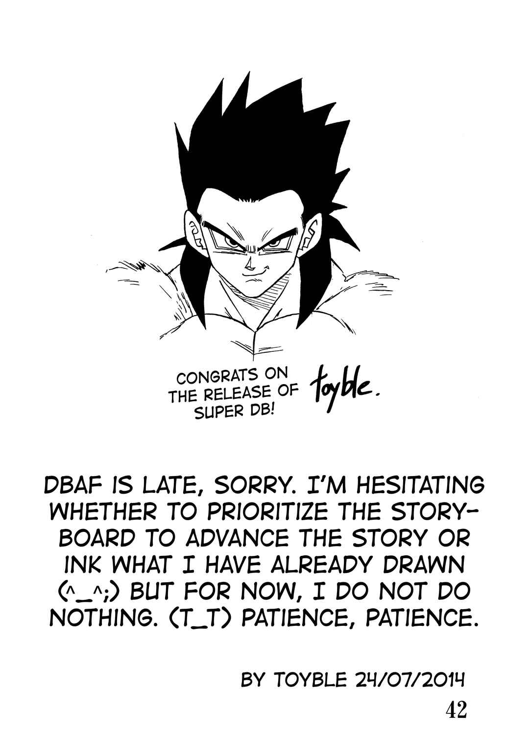 Chapter Super DB - Dragon Ball AF Magazine 4 - Page 44